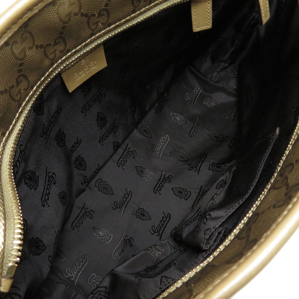 Gucci GG Imprime Joy Tote Shoulder bag Gold - Picture 5 of 11